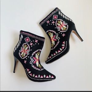 Brand New Embroidered Booties